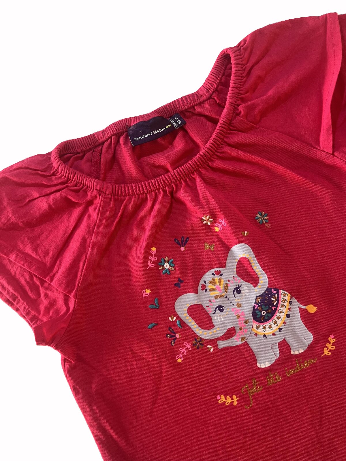 T-Shirt à manches courtes "Joli été Indien" 18 mois – Image 2
