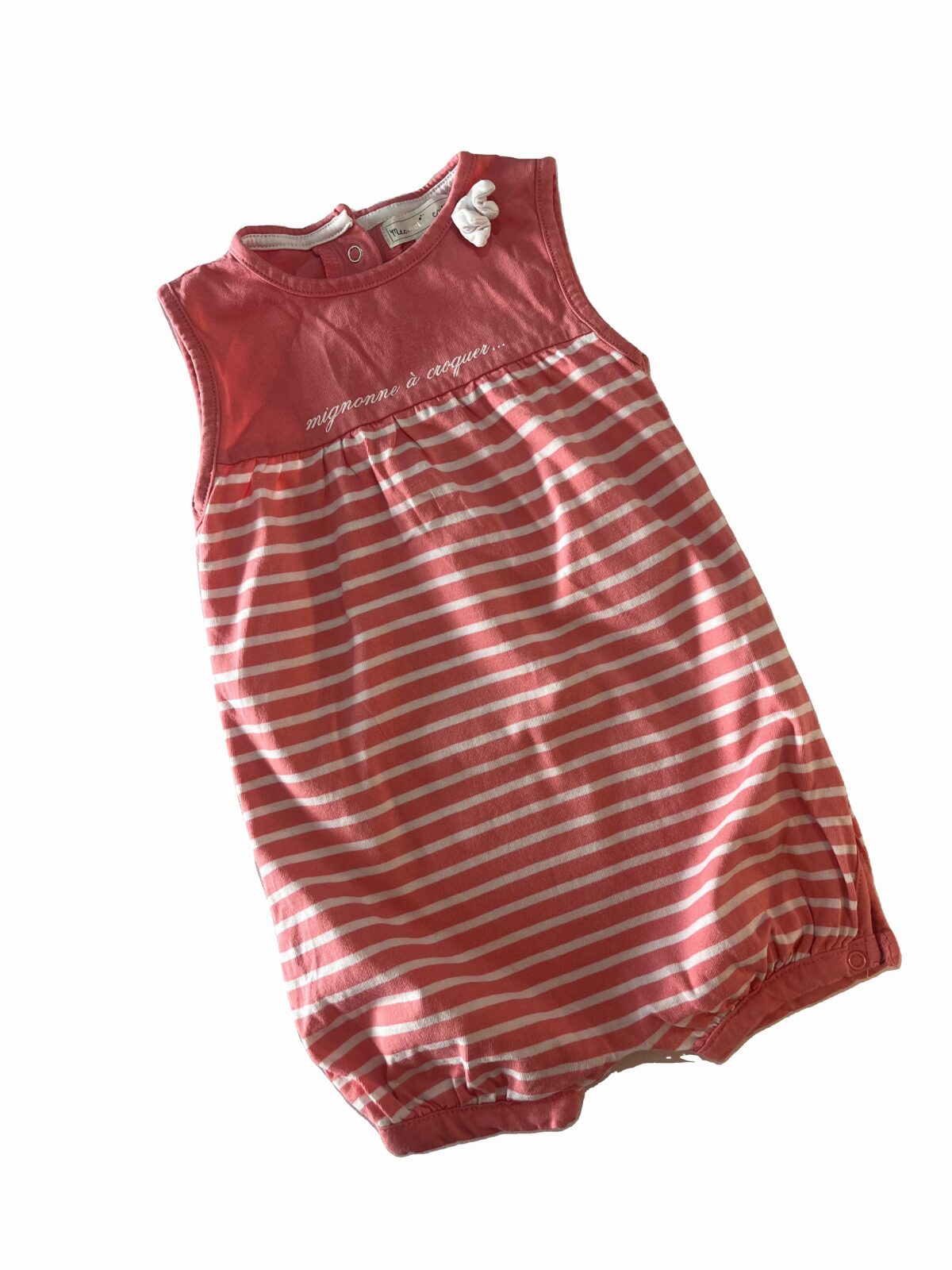 Grenouillère "Mignonne à croquer" Mes petits cailloux 18 mois